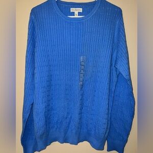 Kim Rogers Women’s Vibrant Blue Crewneck Sweater